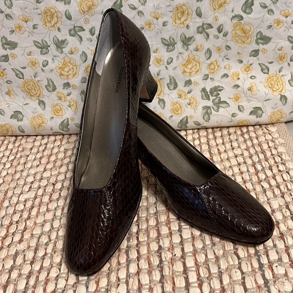 Ros Hommerson Snake Print Leather in Size 12 - Picture 4 of 8